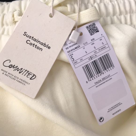 MANGO, Woman's Size Small Yellow Skirt. - Picture 8 of 8